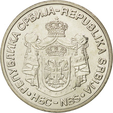 Serbia , 20 Dinara, 2010, KM #New, MS(63), Copper-Nickel-Zinc, 9.28
