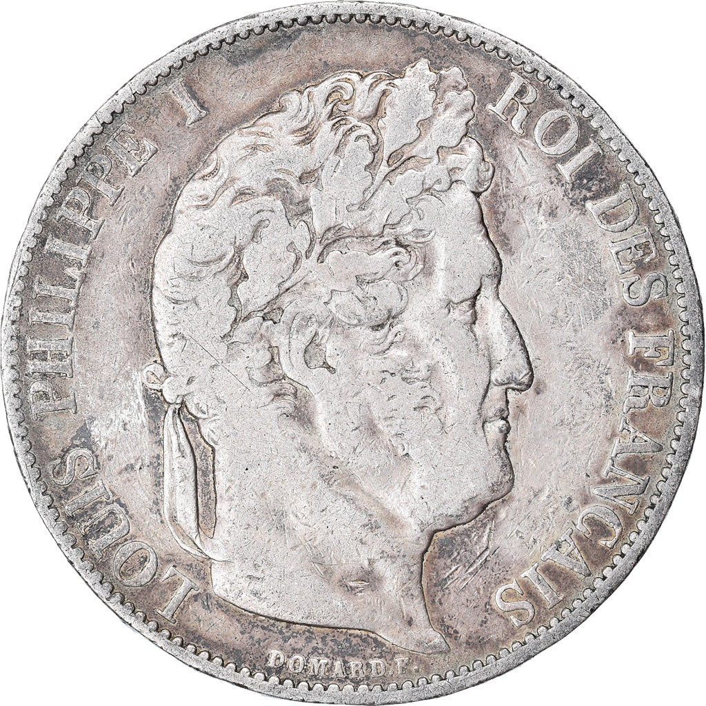 Münze, Frankreich, Louis-Philippe, 5 Francs, 1844, Lille, S, Silber, KM:749.13