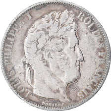 Münze, Frankreich, Louis-Philippe, 5 Francs, 1844, Lille, S, Silber, KM:749.13