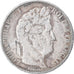 Moneta, Francia, Louis-Philippe, 5 Francs, 1844, Lille, MB, Argento, KM:749.13