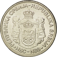 Coin, Serbia, 20 Dinara, 2006, MS(63), Copper-Nickel-Zinc, KM:42
