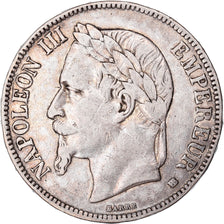 Monnaie, France, Napoléon III, 5 Francs, 1868, Strasbourg, TB+, Argent