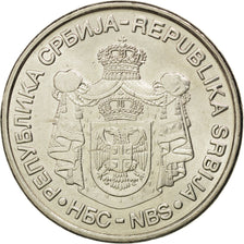 Monnaie, Serbie, 20 Dinara, 2007, SPL, Copper-Nickel-Zinc, KM:47
