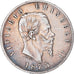 Münze, Italien, Vittorio Emanuele II, 5 Lire, 1873, Milan, S+, Silber, KM:8.3