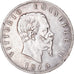 Coin, Italy, Vittorio Emanuele II, 5 Lire, 1875, Milan, VF(30-35), Silver