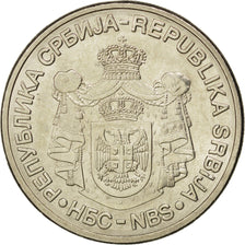 Coin, Serbia, 20 Dinara, 2009, MS(63), Copper-Nickel-Zinc, KM:52