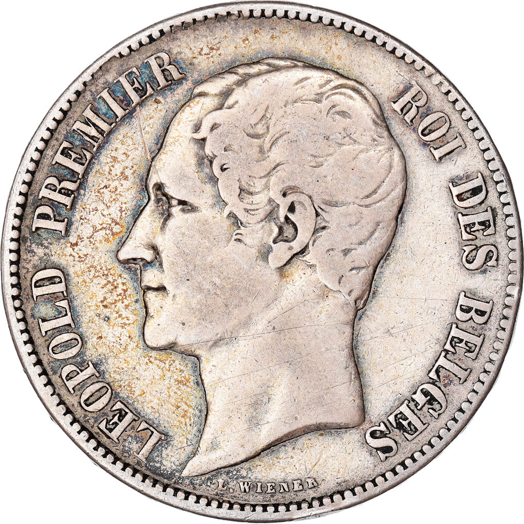 Monnaie, Belgique, Leopold I, 5 Francs, 5 Frank, 1849, TB, Argent, KM:17