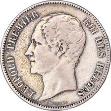 Monnaie, Belgique, Leopold I, 5 Francs, 5 Frank, 1849, TB, Argent, KM:17