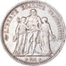 Moeda, França, Hercule, 5 Francs, 1875, Paris, VF(30-35), Prata, KM:820.1