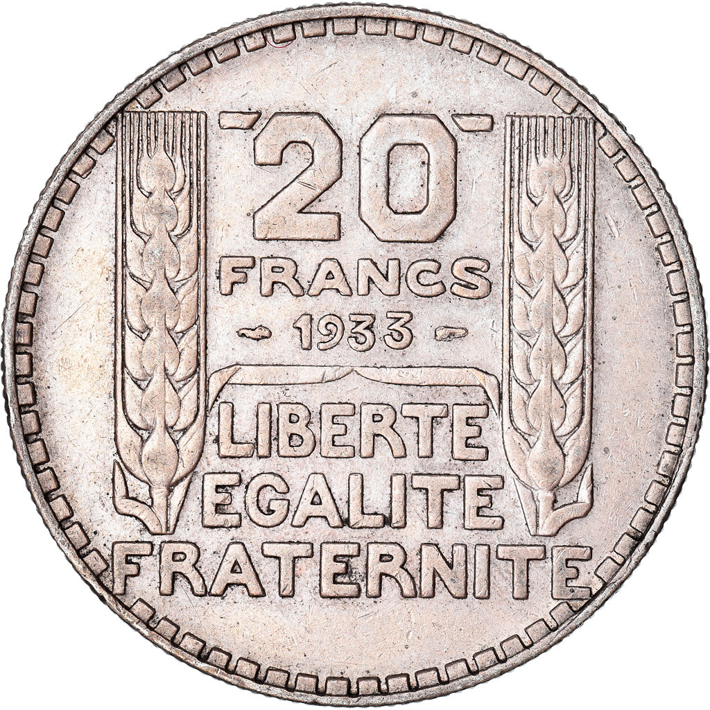 Monnaie, France, Turin, 20 Francs, 1933, Paris, TTB, Argent, Gadoury:852, KM:879