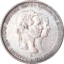 Moneta, Austria, Franz Joseph I, 2 Gulden, 1854, Vienna, MB+, Argento, KM:M3