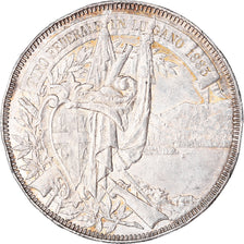 Coin, Switzerland, 5 Francs, 1883, AU(50-53), Silver, KM:S16