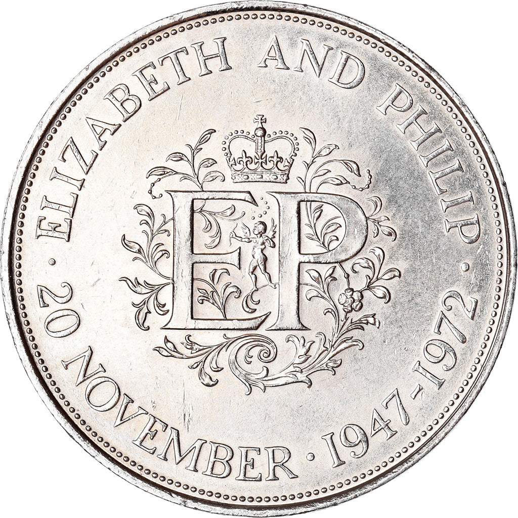 Moneta, Gran Bretagna, Elizabeth II, 25 New Pence, 1972, BB+, Rame-nichel