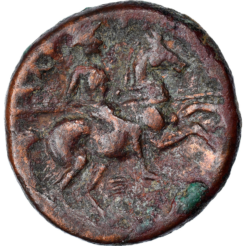 Monnaie, Thessalie, Larissa, Dichalque, 3ème siècle AV JC, TTB, Bronze