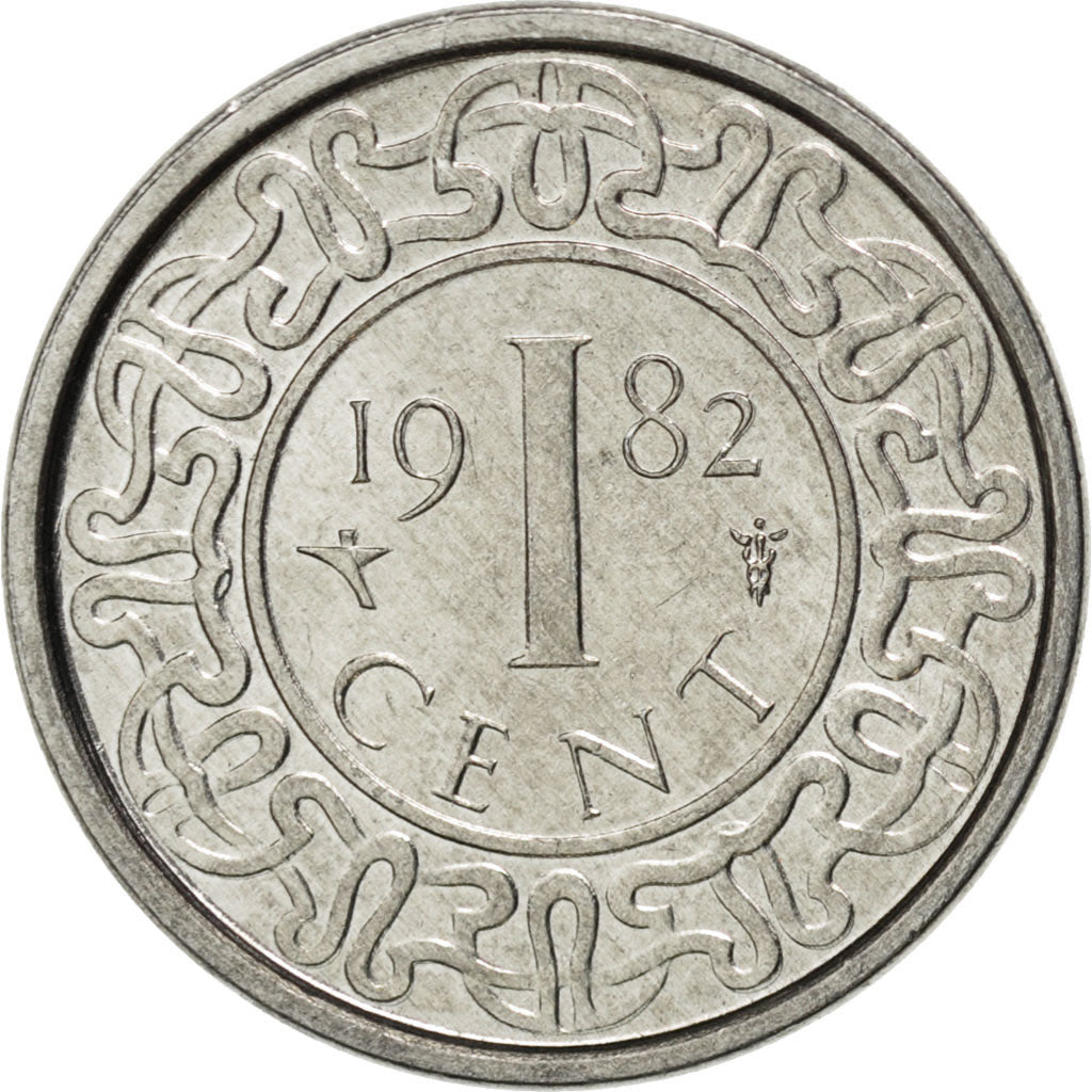 Coin, Suriname, Cent, 1982, MS(63), Aluminum, KM:11a