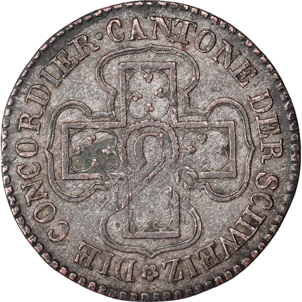 Moneta, CANTONI SVIZZERI, FREIBURG, Batzen, 1829, BB, Biglione, KM:85