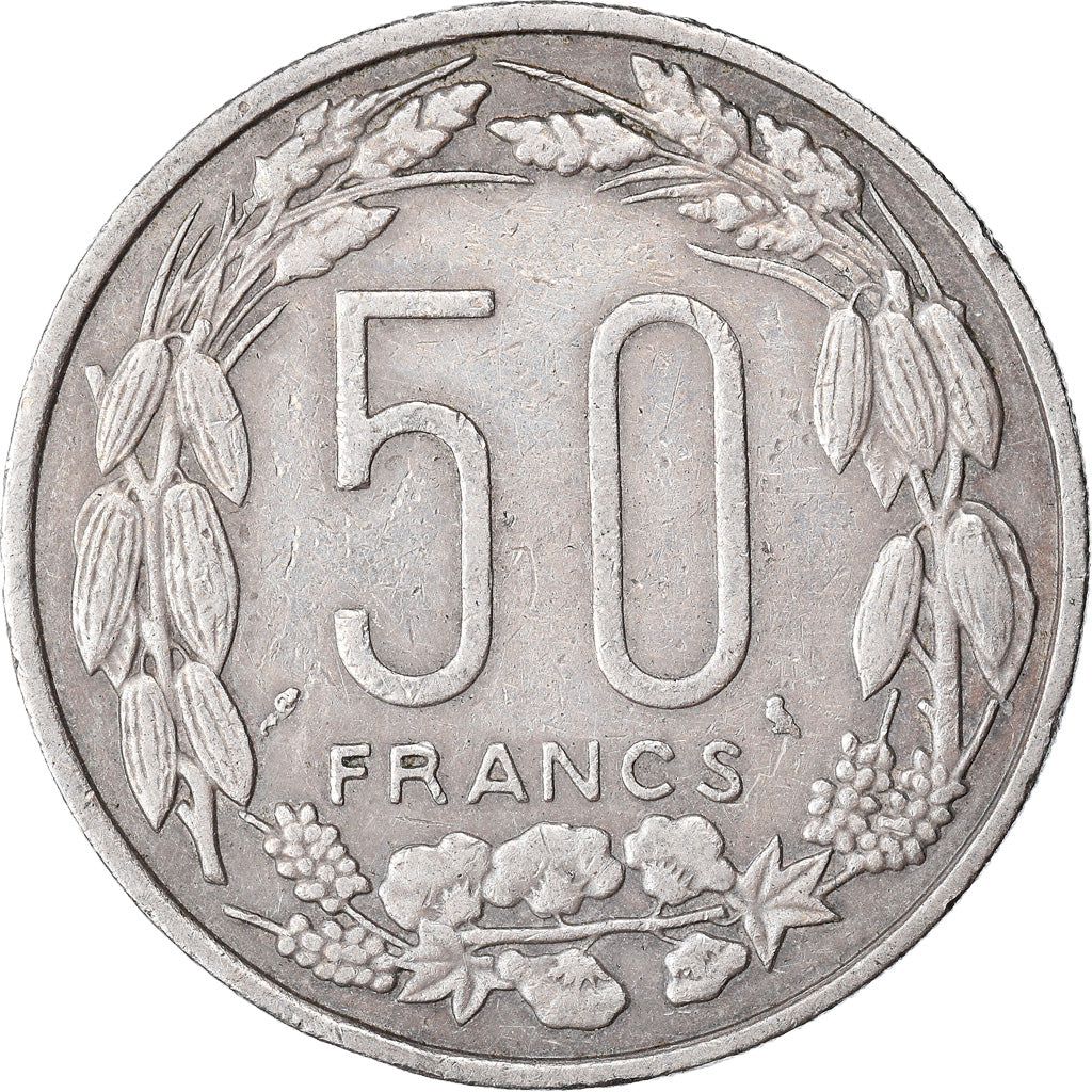Coin, EQUATORIAL AFRICAN STATES, 50 Francs, 1963, Paris, EF(40-45)