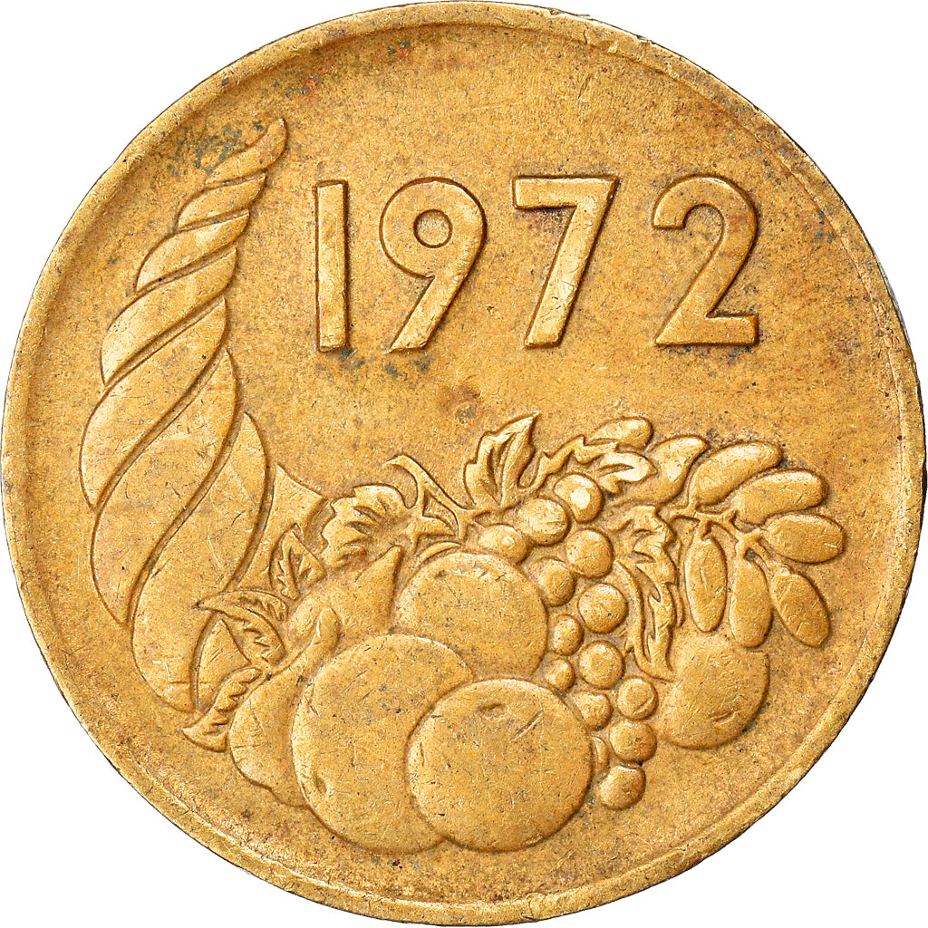 Moneda, Algeria, 20 Centimes, 1972, MBC, Aluminio - bronce, KM:103