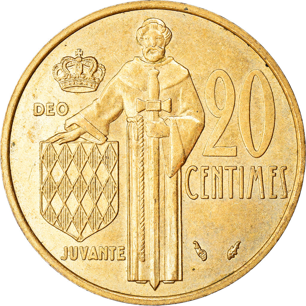 Moneta, Monaco, Rainier III, 20 Centimes, 1978, SPL-, Alluminio-bronzo, KM:143