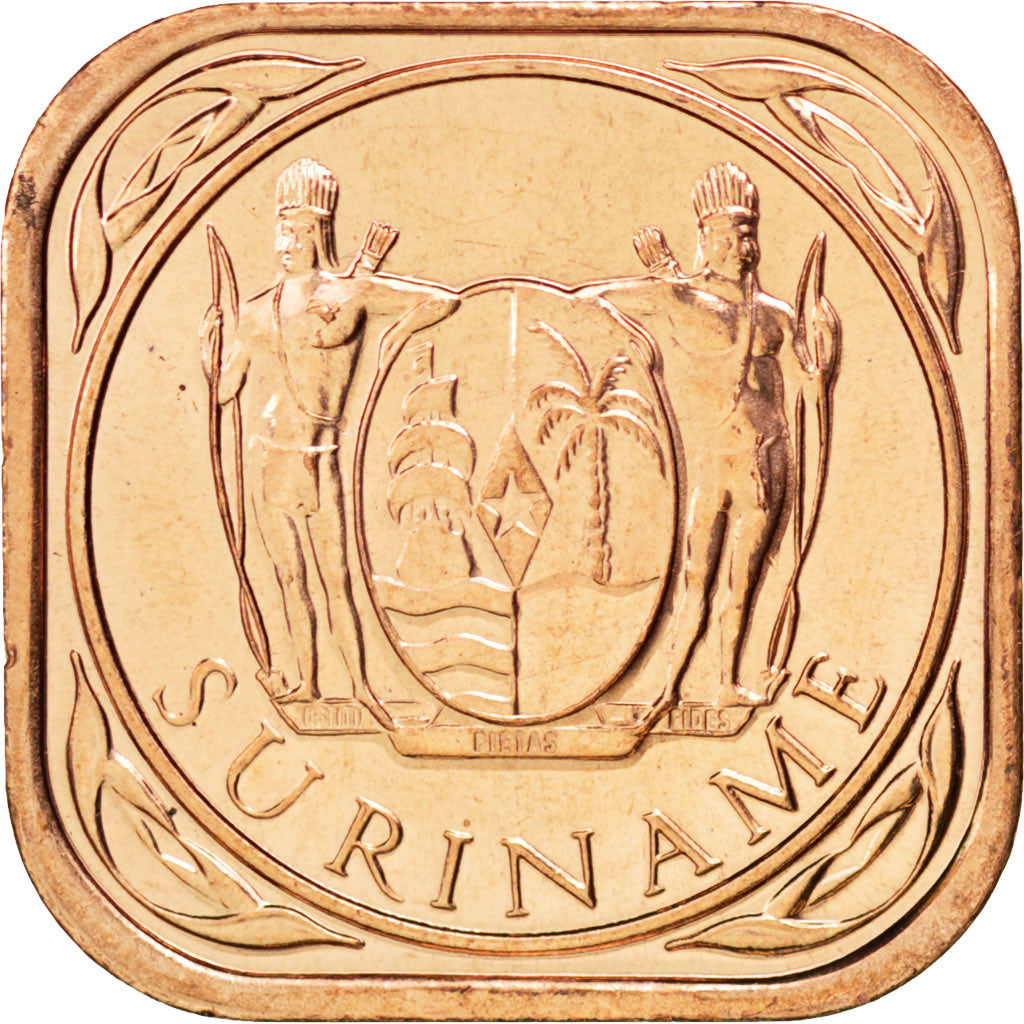 Surinam, 5 Cents 1988, KM 12.1b