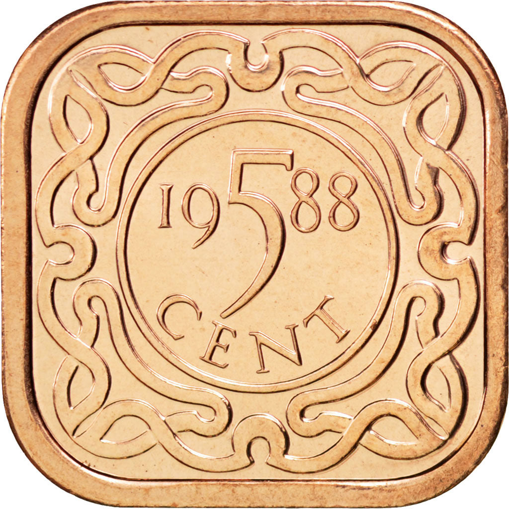 Surinam, 5 Cents 1988, KM 12.1b