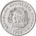 Moneda, Rumanía, 15 Bani, 1966, MBC+, Níquel recubierto de acero, KM:93