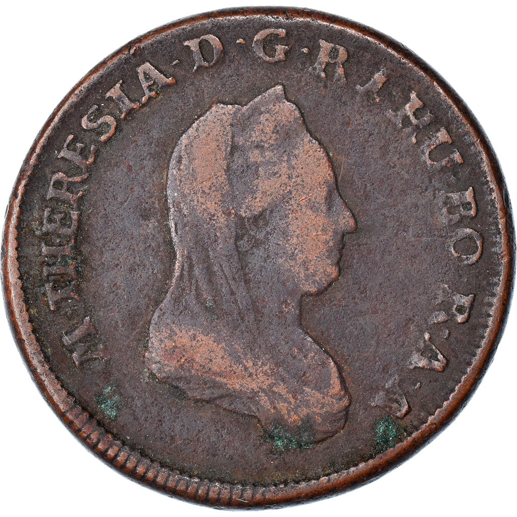 Coin, Austria, Maria Theresa, Kreuzer, 1780, Vienna, VF(20-25), Copper, KM:1995
