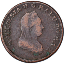 Coin, Austria, Maria Theresa, Kreuzer, 1780, Vienna, VF(20-25), Copper, KM:1995