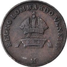 Moneta, DEPARTAMENTY WŁOSKIE, LOMBARDY-VENETIA, Centesimo, 1822, Milan