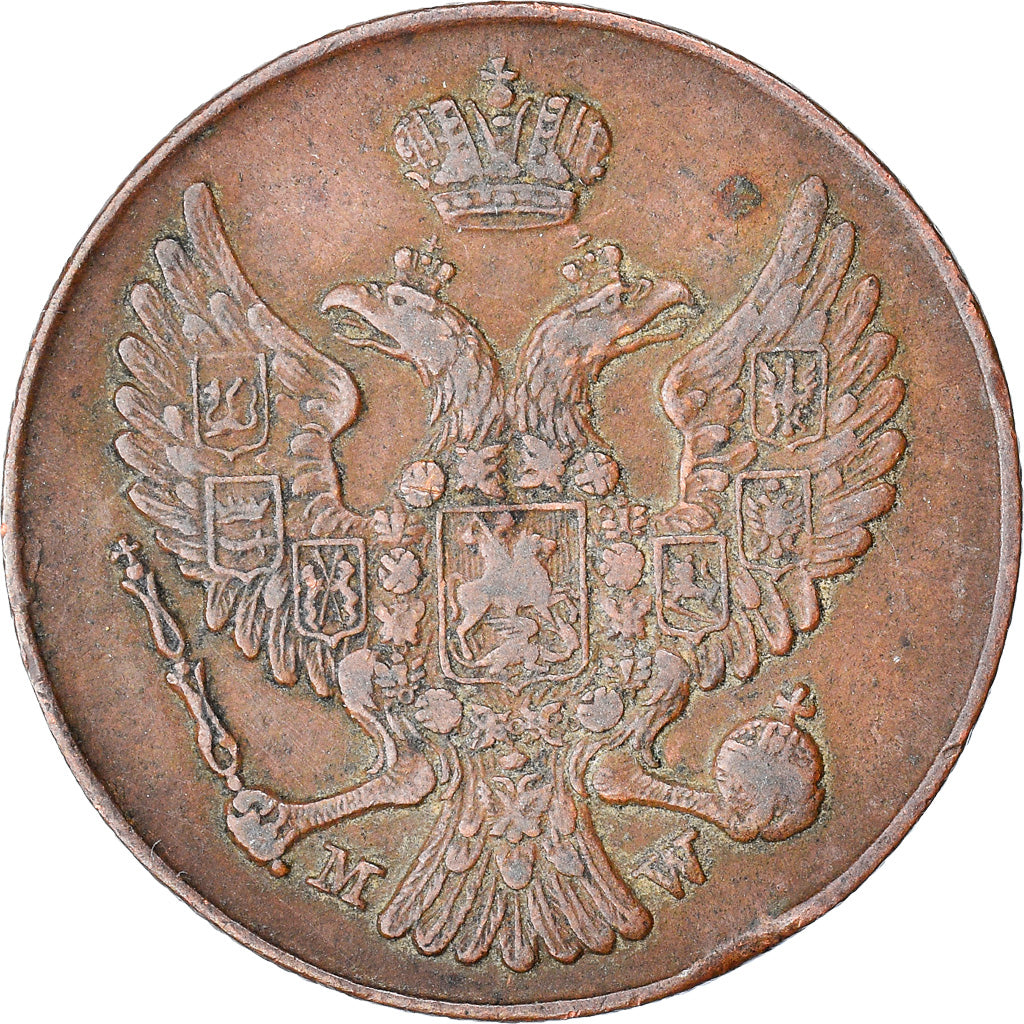 Coin, Poland, Nicholas I, 3 Grosze, 1840, Moneta Wschovensis, EF(40-45), Copper