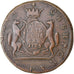 Moneta, RUSSIA-SIBERIA, Catherine II, 10 Kopecks, 1775, BB, Rame, KM:6