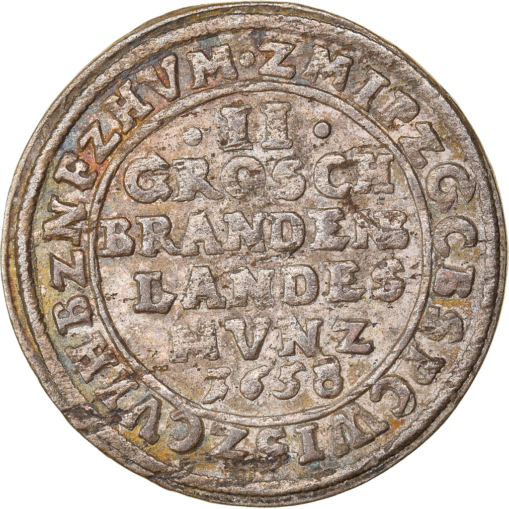 Coin, German States, BRANDENBURG, Friedrich Wilhelm, 2 Groschen, 1/12 Thaler
