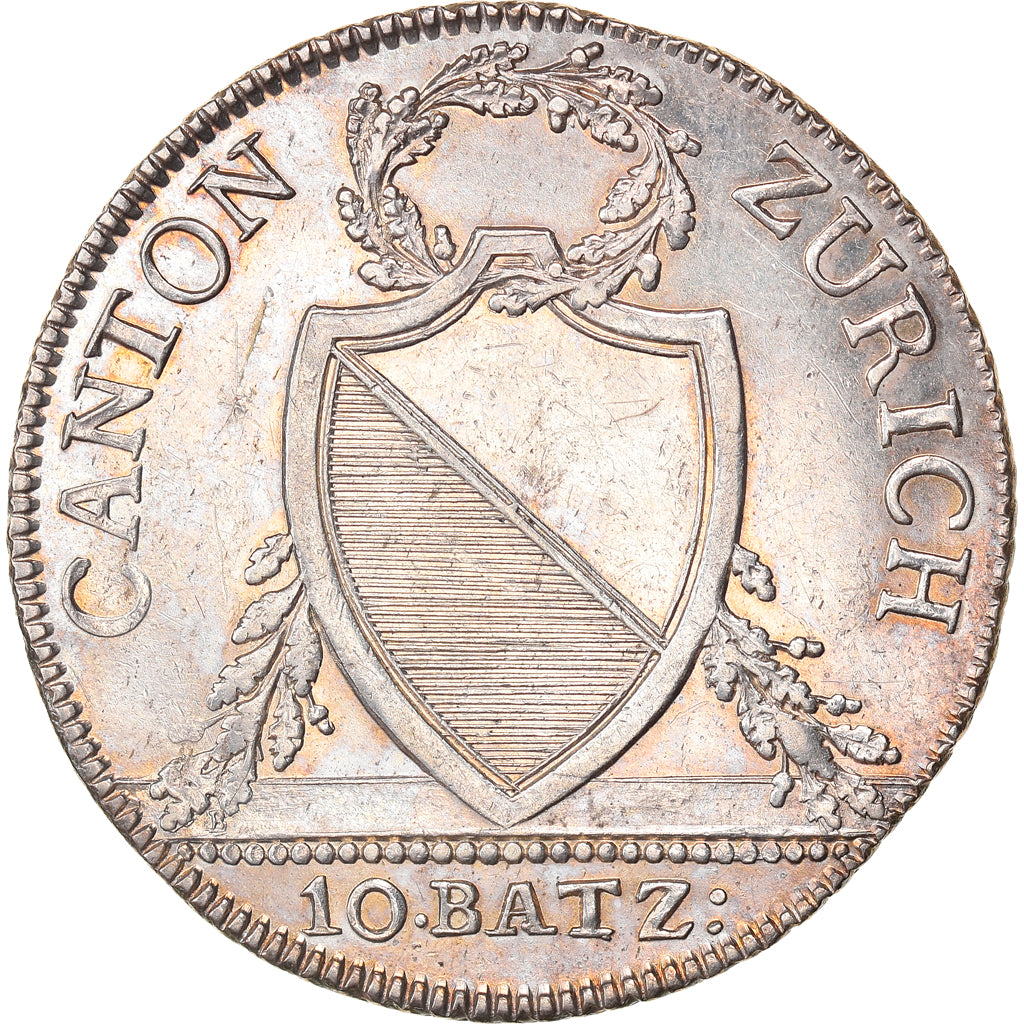 Monnaie, SWISS CANTONS, ZURICH, 10 Batzen, 1812, SUP, Argent, KM:185