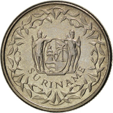 Coin, Suriname, 10 Cents, 1989, MS(63), Nickel plated steel, KM:13a