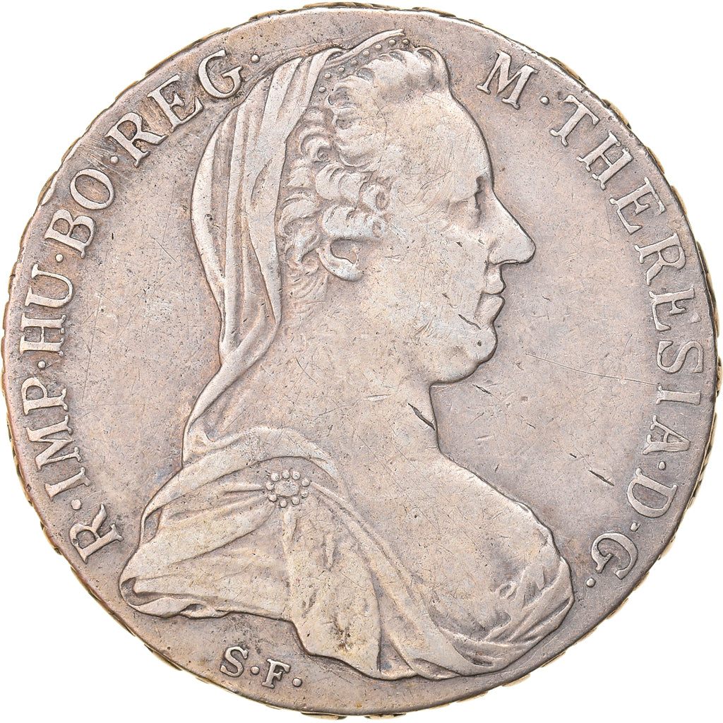 Coin, Austria, Joseph II, Thaler, 1780, Vienna, Restrike, EF(40-45), Silver