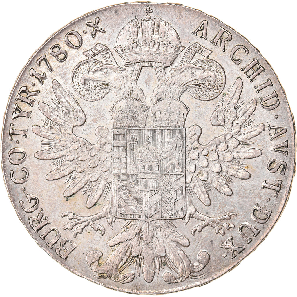 Coin, Austria, Joseph II, Thaler, 1780, Vienna, Restrike, AU(55-58), Silver