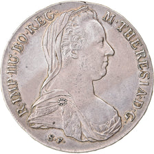 Coin, Austria, Joseph II, Thaler, 1780, Vienna, Restrike, AU(50-53), Silver