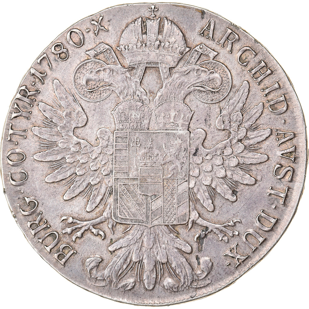 Coin, Austria, Joseph II, Thaler, 1780, Vienna, Restrike, AU(50-53), Silver