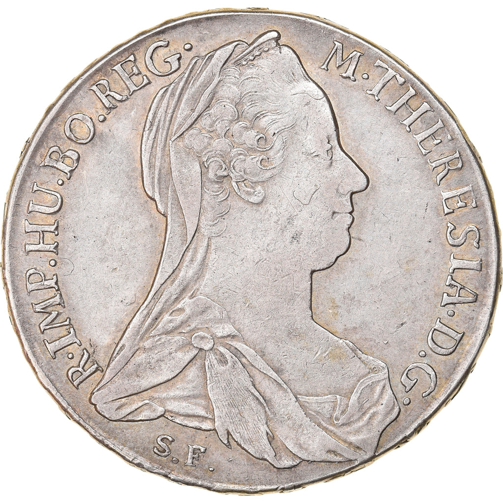 Coin, AUSTRIAN STATES, BURGAU, Maria Theresa, Thaler, Convention, 1780, Original