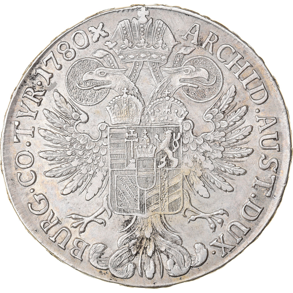 Coin, AUSTRIAN STATES, BURGAU, Maria Theresa, Thaler, Convention, 1780, Original