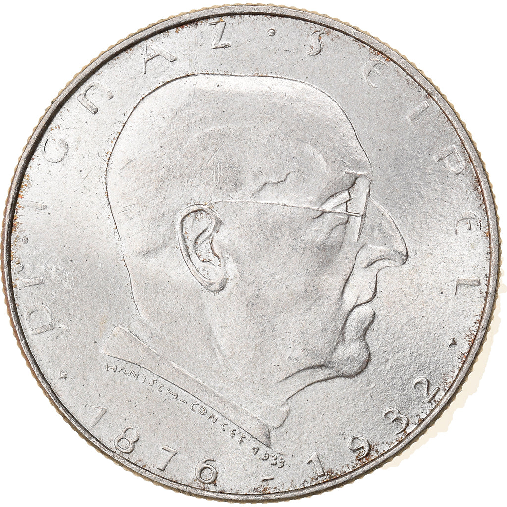 Moneta, Austria, 2 Schilling, 1933, SPL, Argento, KM:2849