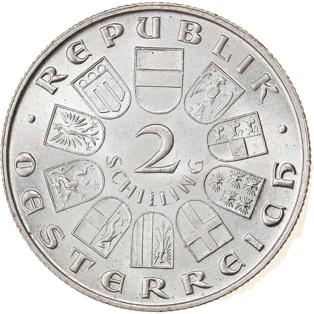 Moneta, Austria, 2 Schilling, 1933, SPL, Argento, KM:2849