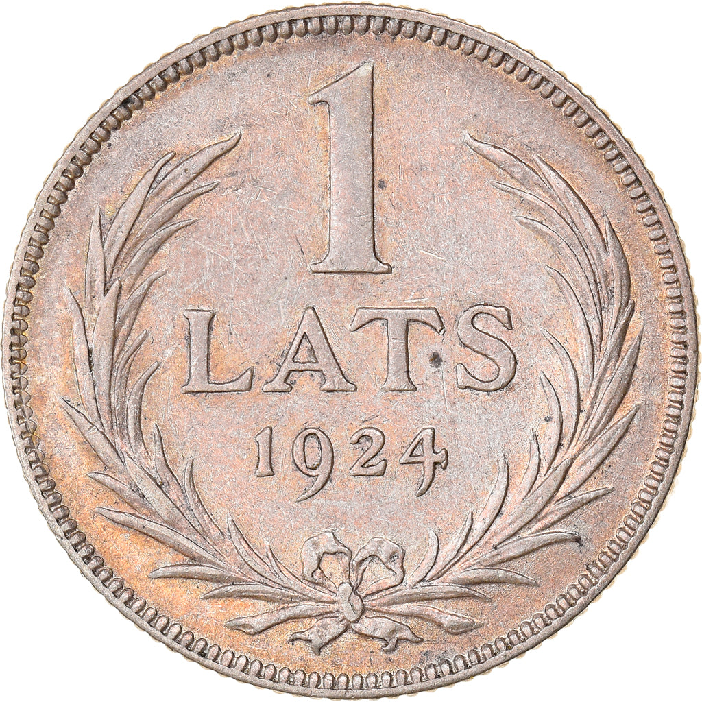 Coin, Latvia, Lats, 1924, AU(55-58), Silver, KM:7