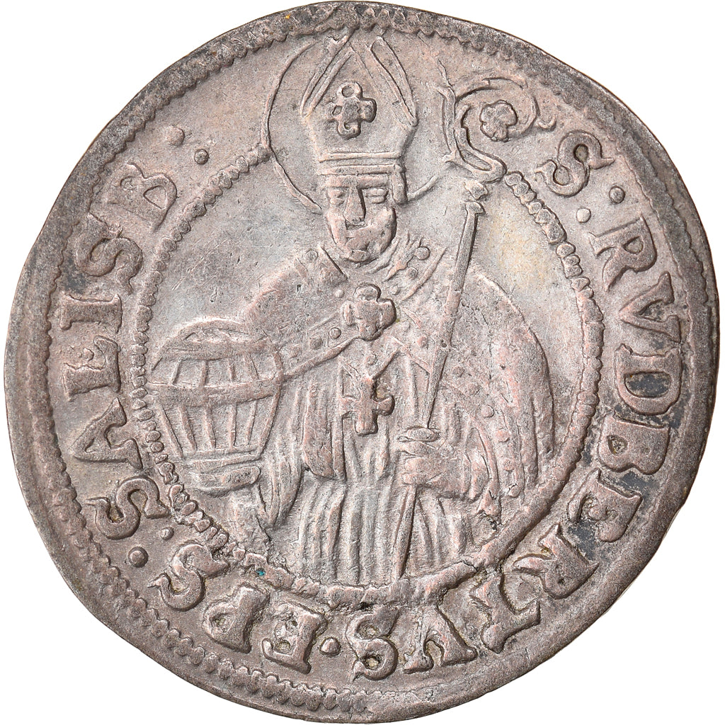 Coin, AUSTRIAN STATES, SALZBURG, Johann Ernst, 3 Kreuzer, 1687, EF(40-45)