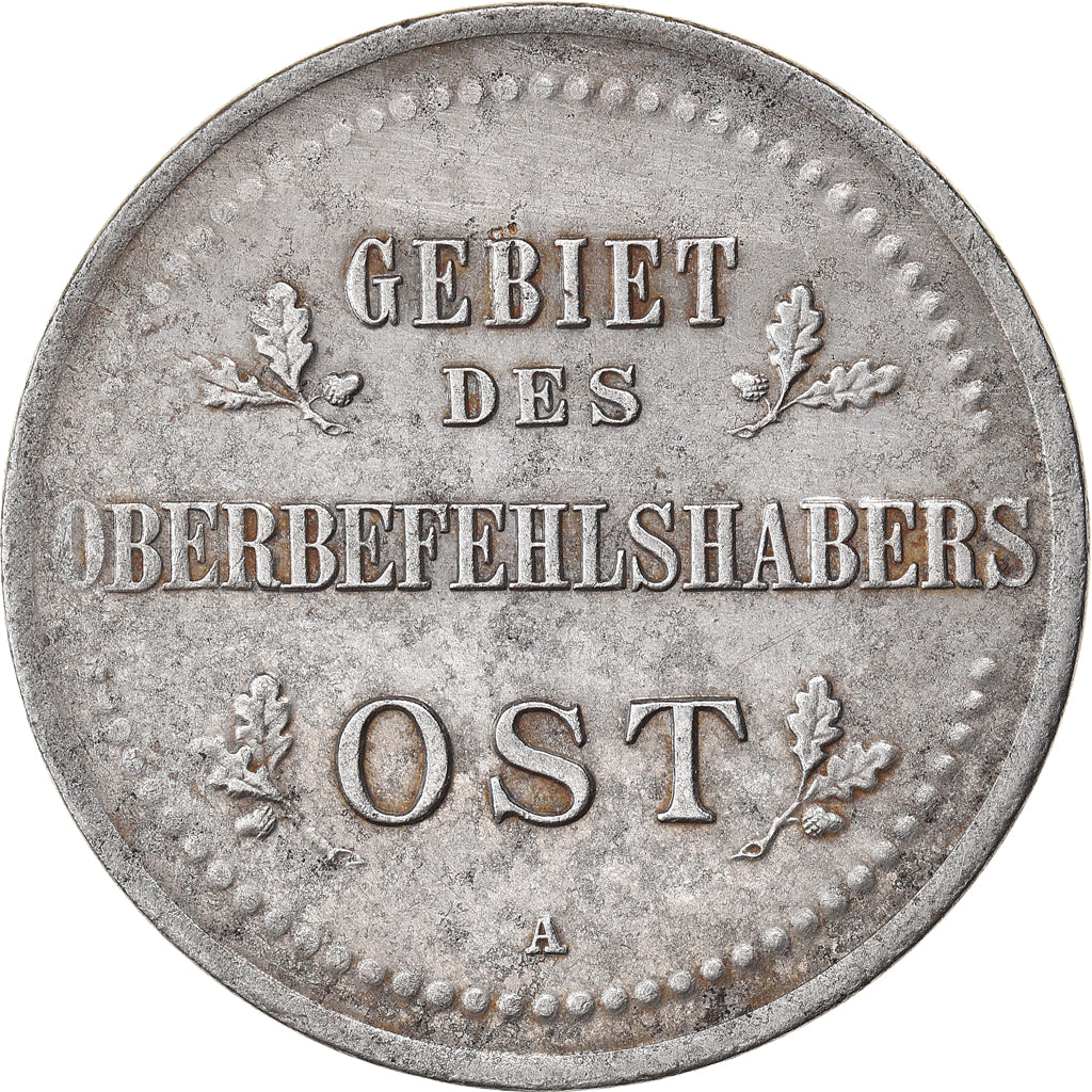 Coin, GERMANY - EMPIRE, Wilhelm II, 3 Kopeks, 1916, Berlin, AU(50-53), Iron