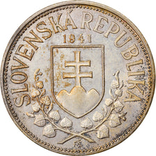 Coin, Slovakia, 20 Korun, 1941, AU(55-58), Silver, KM:7.1