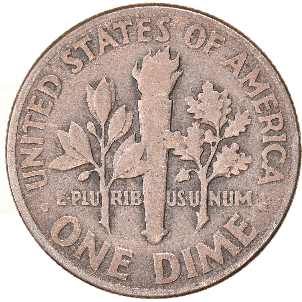 Moneta, Stati Uniti, Roosevelt Dime, Dime, 1946, Philadelphia, BB, Argento