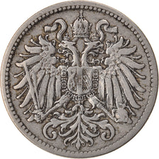 Monnaie, Autriche, Franz Joseph I, 10 Heller, 1895, TB+, Nickel, KM:2802