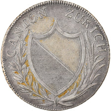 Coin, SWISS CANTONS, ZURICH, 8 Batzen, 1810, EF(40-45), Silver, KM:184