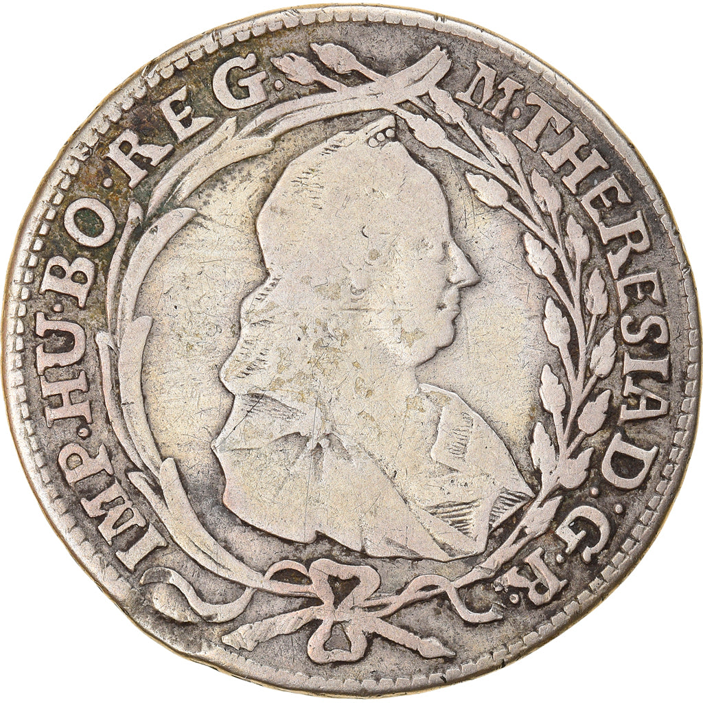 Coin, Austria, Maria Theresa, 20 Kreuzer, 1769, Graz, VF(20-25), Silver, KM:540x